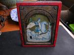 Een kleine Icoon van ST.Joris van 6 x 9 cm., Antiek en Kunst, Ophalen of Verzenden