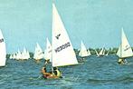 36248	Warmond	ZH 1974 Kager plassen Zeilboot	 _Gelopen met m, Verzamelen, Ansichtkaarten | Nederland, Ophalen of Verzenden, 1960 tot 1980
