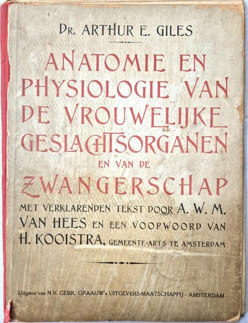 Arthur E. Giles - Anatomie en Zwangerschap - 1900, Boeken, Zwangerschap en Opvoeding, Gelezen, Zwangerschap en Bevalling, Ophalen of Verzenden