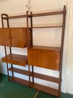 ‘60 vintage Deens design wandmeubel goede staat, Ophalen, Zo goed als nieuw, 25 tot 50 cm, 200 cm of meer