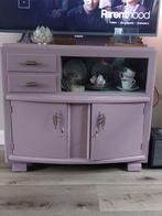 Bijzonder theekastje/ vintage kastje, Huis en Inrichting, Kasten | Dressoirs, Ophalen, 50 tot 100 cm, 25 tot 50 cm, Glas