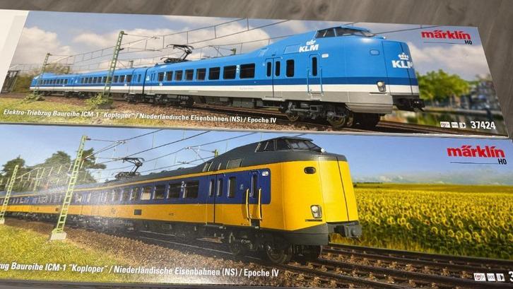 Marklin 39424 + 39425 - 2 X NS serie ICM-1Koploper Nieuw, Hobby en Vrije tijd, Modeltreinen | H0, Nieuw, Treinset, Wisselstroom