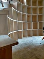 Gebogen design boekenkast, Huis en Inrichting, Kasten | Boekenkasten, 25 tot 50 cm, 200 cm of meer, Gebruikt, 200 cm of meer