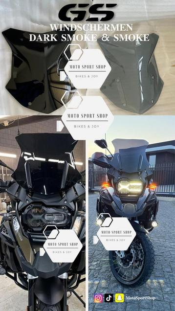 BMW GS 1250 WINDSCHERM DARK SMOKE & SMOKE beschikbaar voor biedingen