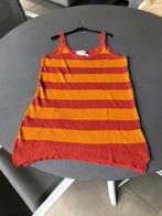 Nieuw deels linnen oranje American Vintage jurkje, mt M = L, Verzenden, Maat 42/44 (L), Nieuw, Oranje