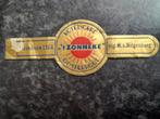 Sigarenbandje Oosterhout Hotel 't Zonneke, Verzamelen, Ophalen, Gebruikt, Sigarenbandjes