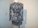 Marccain tuniek brede strik band taille animal print M, Maat 38/40 (M), Overige kleuren, Verzenden, Zo goed als nieuw