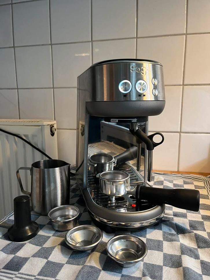 Sage Bambino koffiezetapparaat, Witgoed en Apparatuur, Koffiezetapparaten, Zo goed als nieuw, Koffiebonen, Koffiemachine, Ophalen