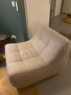 Comfortabele mooie creme lounge fauteuil, 75 tot 100 cm, Ophalen of Verzenden, Zo goed als nieuw, Stof