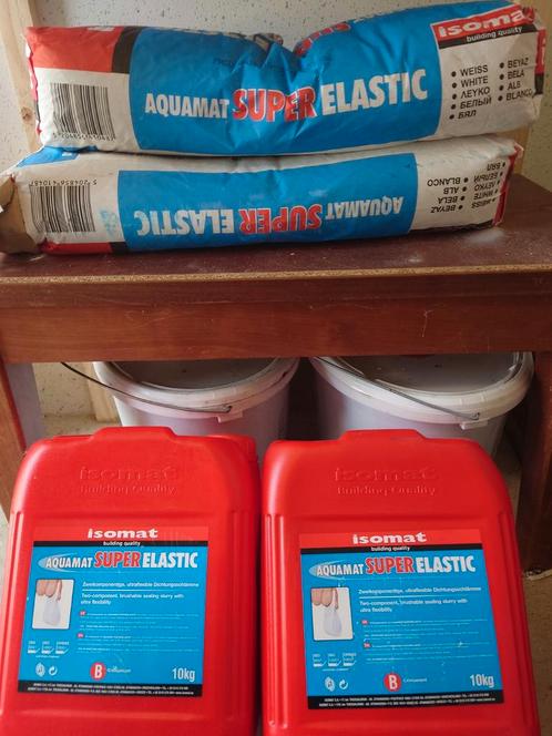 Isomat Aquamat Super Elastic Waterdichting, Doe-het-zelf en Verbouw, Isolatie en Afdichting, Nieuw, Vloerisolatie, Muurisolatie