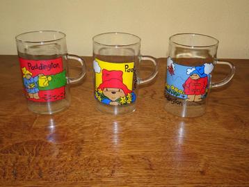 3 Paddington theeglazen uit 1996 beschikbaar voor biedingen