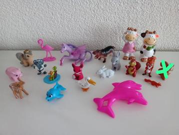 Veel DIEREN Figuurtjes/Poppetjes (2 foto's) beschikbaar voor biedingen