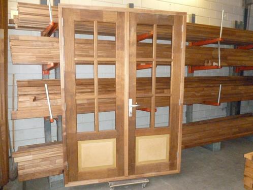 Openslaande deuren met roeden, kozijn en hang- & sluitwerk!!, Doe-het-zelf en Verbouw, Kozijnen en Schuifpuien, Nieuw, Deurkozijn