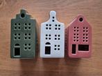 Waxinelichthouders Huisjes Hema, Ophalen of Verzenden, Zo goed als nieuw, Overige materialen, Minder dan 25 cm