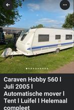 Hobby prestige easy 560, Caravans en Kamperen, Caravans, Particulier, Rondzit, Hobby, Vast bed