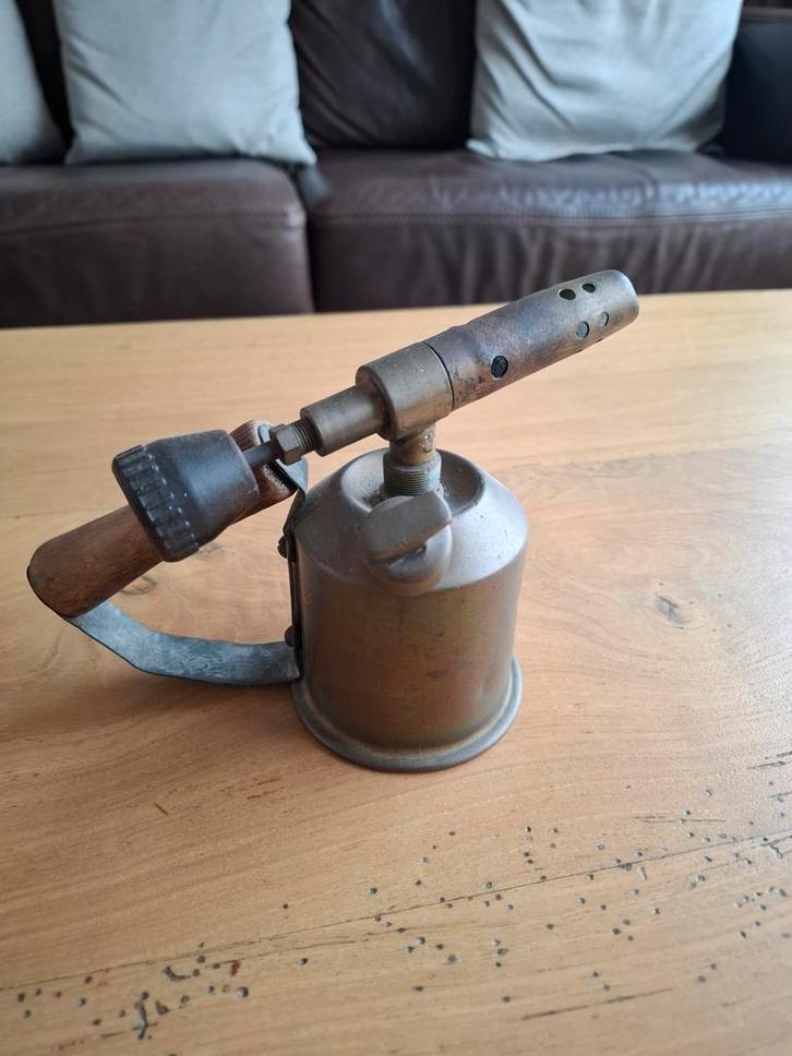 Antieke Koperen Bunsenbrander - 100+ jaar oud, Doe-het-zelf en Verbouw, Gereedschap | Handgereedschap, Gebruikt, Ophalen of Verzenden