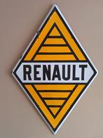 Renault emaille reclamebord groot, Ophalen of Verzenden, Gebruikt, Reclamebord