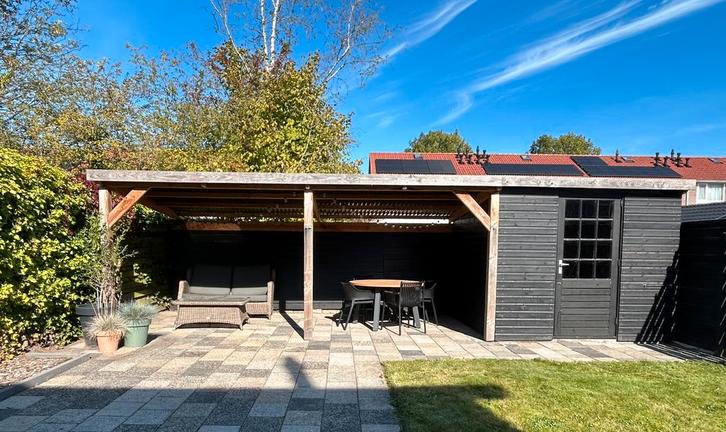 Overkapping / Schuur te koop, Tuin en Terras, Overkappingen, Zo goed als nieuw, Ophalen