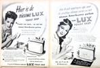 5 vintage advertenties reclames Lux zeep 1950 beauty, Verzamelen, Merken en Reclamevoorwerpen, Verzenden, Gebruikt