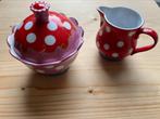 Vrolijk suikerpotje en melkkannetje, Antiek en Kunst, Antiek | Servies los, Ophalen