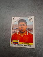Panini sticker WK 90 Italia. Luis Alfonso Fajardo Colombia., Verzenden, Zo goed als nieuw, Sticker