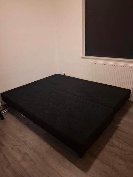 Tweepersoons boxspring, Huis en Inrichting, Slaapkamer | Boxsprings, Zo goed als nieuw, Ophalen
