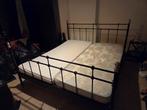 Ikea Bed 180x200 - Metaal, incl. Lattenbodems, Huis en Inrichting, Slaapkamer | Bedden, Ophalen, Gebruikt, Tweepersoons, 180 cm