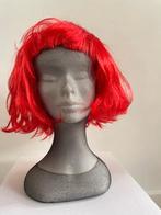 Pruik Rood Carnaval  Gaypride  Festival NR2, Ophalen of Verzenden, Zo goed als nieuw, Hoed of Pruik, Carnaval