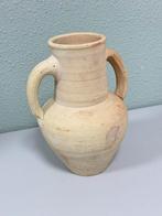 Terracotta vaas met 2 handvatten Amfoor 25cm Antiek antieke, Ophalen of Verzenden