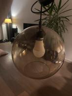 Glazen lamp diameter 25cm, Huis en Inrichting, Lampen | Hanglampen, Ophalen, Zo goed als nieuw, Glas, Minder dan 50 cm