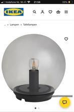 Ikea tafellamp FADO rookglas, Huis en Inrichting, Ophalen, Zo goed als nieuw, Minder dan 50 cm