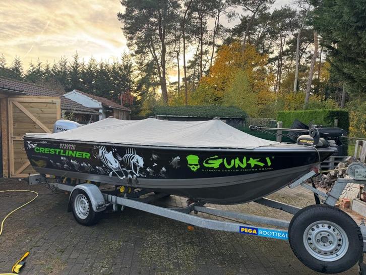 Crestliner protiller 1650 visboot, Watersport en Boten, Hengelsport | Algemeen, Zo goed als nieuw, Overige typen, Ophalen