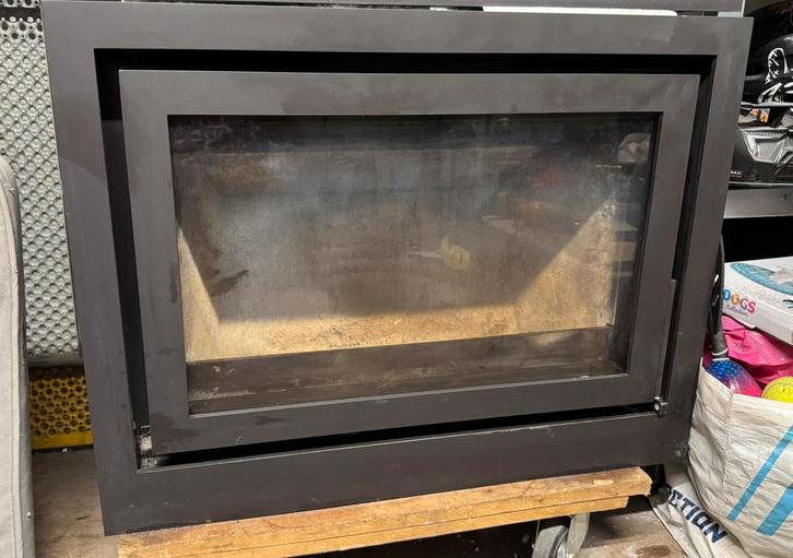 Barbas Universal 6-70 inzethaard houtkachel, Huis en Inrichting, Kachels, Gebruikt, Inbouw, Houtkachel, Hout, Ophalen