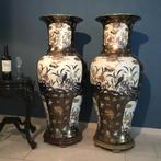 Paar exclusieve Chinese vazen 1.10m Chinees porselein., Ophalen