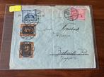 104 Saarland 1925, Postzegels en Munten, Brieven en Enveloppen | Buitenland, Ophalen of Verzenden