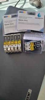 Epson cartridges 18XL 7 stuks zwart, Nieuw, Ophalen of Verzenden