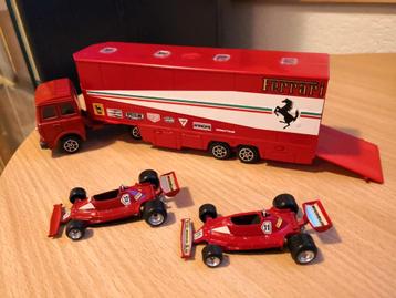 Polistil Ferrari F1 team 1976 transporter 1:55 