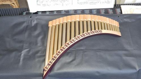 Panfluit PREDA met 22 vrijstaande  messing pijpen, Muziek en Instrumenten, Instrumenten | Toebehoren, Zo goed als nieuw, Overige instrumenten