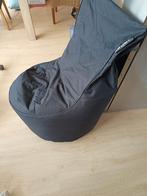 Zwarte zitzak van merk label, Ophalen, Gebruikt, Zwart, Zitzak