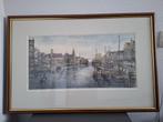 prachtige ets van Delfshaven (Rotterdam), Antiek en Kunst, Ophalen of Verzenden