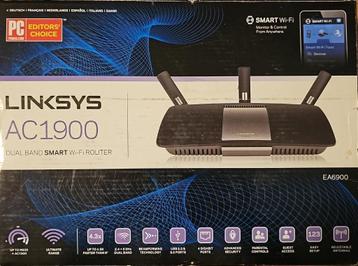Linksys smart wifi router AC 1900 - 3 antennes beschikbaar voor biedingen