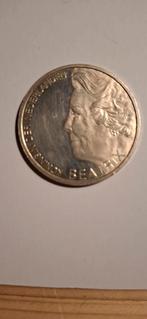 Zilveren 10 gulden 1995 “Hugo de Groot” – 92,5% puur zilver, Postzegels en Munten, Munten | Nederland, Ophalen of Verzenden, Koningin Beatrix