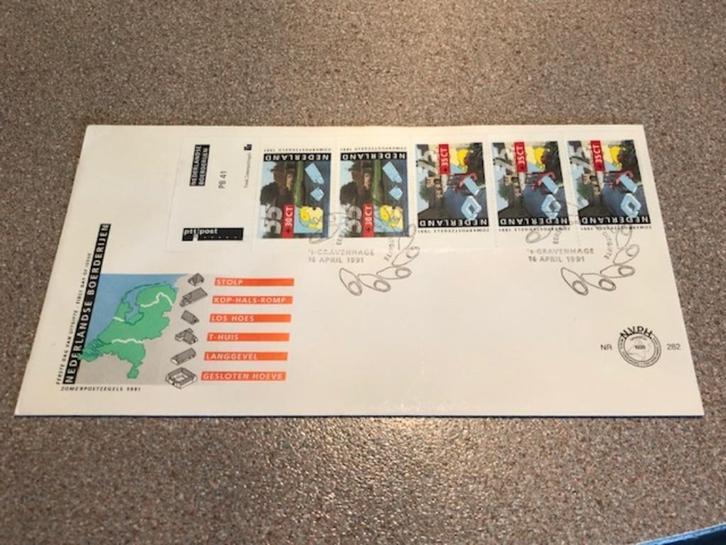 Eerstedagenvelop nr 282, Nederlandse boerderijen, Postzegels en Munten, Brieven en Enveloppen | Nederland, Envelop, Ophalen of Verzenden