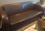 Mooie bruine lederen bankstel, Huis en Inrichting, Ophalen, Gebruikt, Klassiek, 150 tot 200 cm