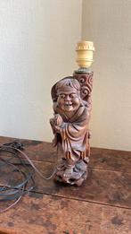 Indonesische houtwerksnij lamp, Gebruikt, Ophalen of Verzenden, Indonesisch, Minder dan 50 cm