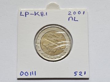 2-euromunt Nederland (NL) 2001 Koers LP-K8.1 beschikbaar voor biedingen