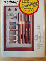 Rotring tekenpennen inkt 0,35/0,5/0,7. Zolderopruiming, Ophalen, Gebruikt, Overige typen