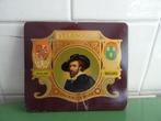 Antiek oud sigarenblik Velasques Brillant, Ophalen, Gebruikt, Overige, Overige merken