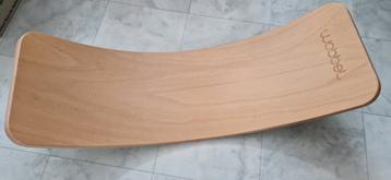 Wobbel Balance Board - Natuurlijk Hout beschikbaar voor biedingen