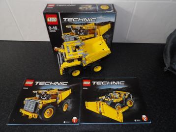 Als nieuw Lego Technic 42035 Mijnbouwtruck  incl doos + boek beschikbaar voor biedingen